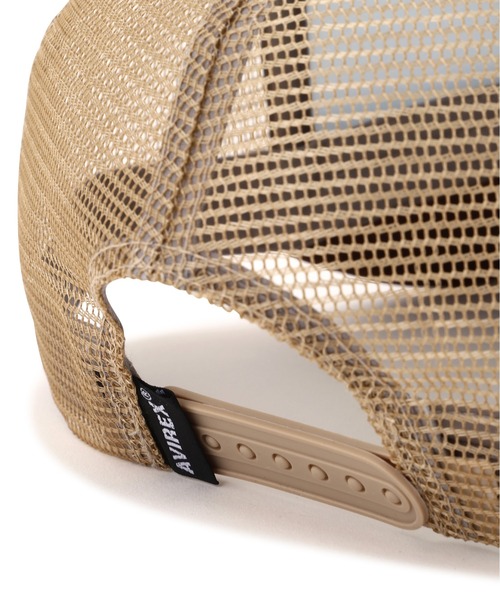 AVIREX(アヴィレックス)の「A.A.R.C WAPPEN URETHAN MESH CAP / エアレーシングクラブ ワッペン ウレタン メッシュキャップ / AVIREX / アヴィレックス(キャップ・メンズ・ブラック/ホワイト/ブラウン/レッド・FREE)」の18枚目の写真