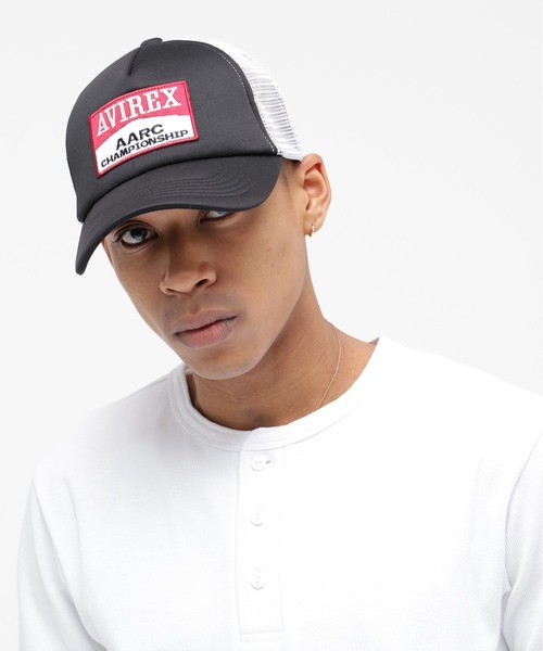 AVIREX(アヴィレックス)の「A.A.R.C WAPPEN URETHAN MESH CAP / エアレーシングクラブ ワッペン ウレタン メッシュキャップ / AVIREX / アヴィレックス(キャップ・メンズ・ブラック/ホワイト/ブラウン/レッド・FREE)」の21枚目の写真