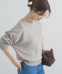 URBAN RESEARCH DOORS | リネン混スラブドルマンニット(ニット/セーター)