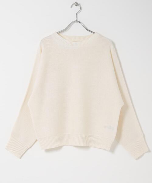 URBAN RESEARCH DOORS（アーバンリサーチドアーズ）の「リネン混スラブドルマンニット（ニット/セーター・レディース・オフホワイト/グレー系その他/ベージュ系その他・FREE）」の12枚目の写真