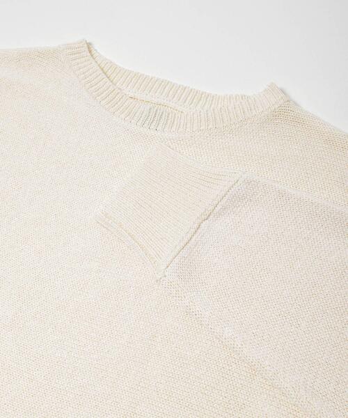 URBAN RESEARCH DOORS（アーバンリサーチドアーズ）の「リネン混スラブドルマンニット（ニット/セーター・レディース・オフホワイト/グレー系その他/ベージュ系その他・FREE）」の13枚目の写真