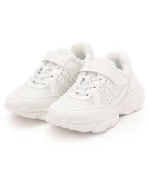 チャームつき　ハートベルクロスニーカー