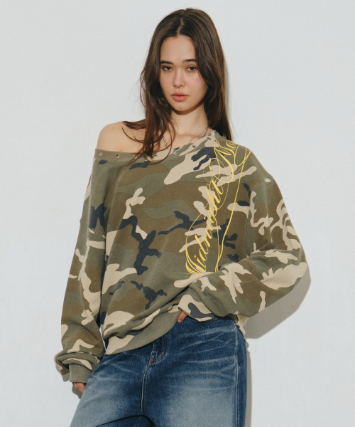 Midnight Move(ミッドナイトムーブ)の「ey camo mtm (beige)(スウェット・レディース・その他・FREE)」の1枚目の写真
