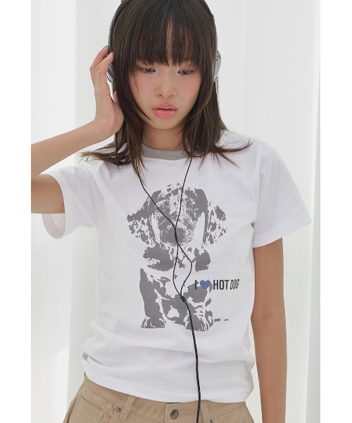 FANCY CLUB(ファンシークラブ)の「A'GEM/9 × .kom 『FANCY CLUB/ファンシークラブ』 I LOVE HOT DOG TEE/アイラブホットドッグTシャツ(Tシャツ/カットソー・レディース・ホワイト・FREE)」の21枚目の写真