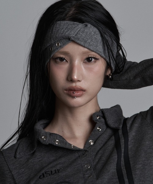 as you are(アズユーアー)の「◇ASYOUARE◇サイド ライン カラー ロング スリーブ SIDE LINE COLLAR LONG SLEEVE(ポロシャツ・レディース・ブラック/チャコール/ホワイト・FREE)」の18枚目の写真