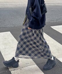 DISCOAT（ディスコート）の「【ミドル丈＆ロング丈/umm.】チェックスカート（スカート）」