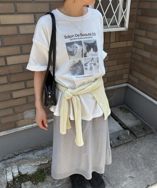 DISCOAT(ディスコート)の「【umm.】柄アソートスカート(スカート・レディース・ブラウン/ネイビー/サックスブルー/ブルー/アイボリー・SHORT/FREE/TM)」の10枚目の写真