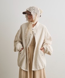 Crisp（クリスプ）の「ステッチアクセントミリタリーコート（ミリタリージャケット）」