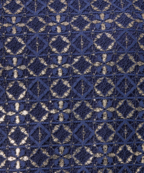 NARACAMICIE（ナラカミーチェ）の「【NARACAMICIE】レースドッキングニットプルオーバー（ニット/セーター・レディース・ブルー/ホワイト/ネイビー・M）」の11枚目の写真