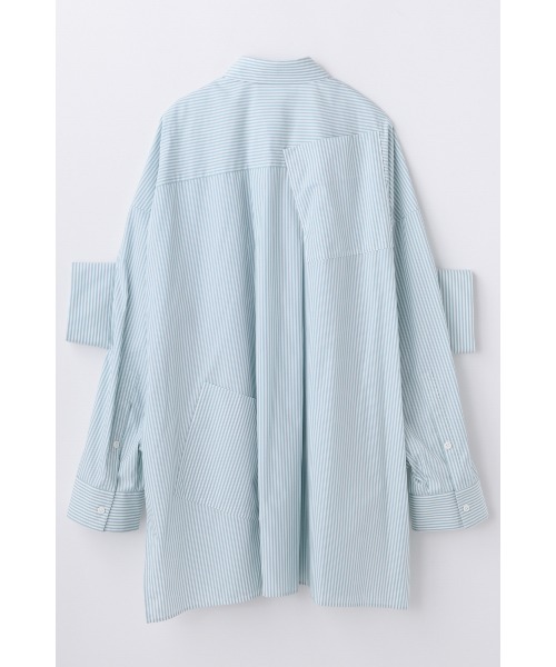 ENFOLD（エンフォルド）の「MANY CUFFS SHIRT（シャツ/ブラウス・レディース・グレー/ホワイト・38）」の3枚目の写真