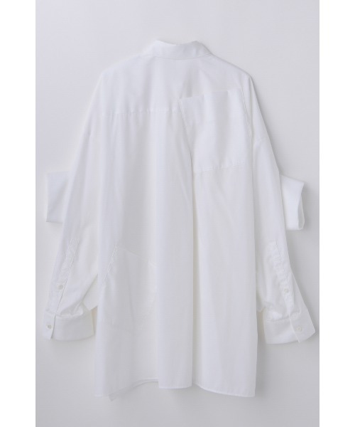 ENFOLD（エンフォルド）の「MANY CUFFS SHIRT（シャツ/ブラウス・レディース・グレー/ホワイト・38）」の4枚目の写真