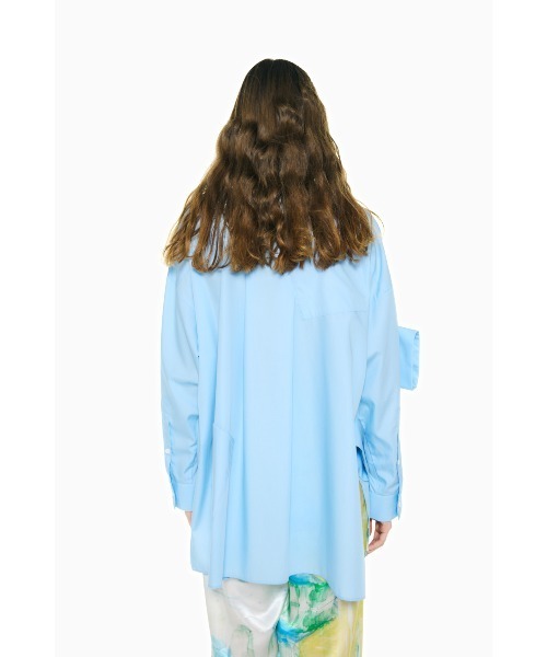 ENFOLD（エンフォルド）の「MANY CUFFS SHIRT（シャツ/ブラウス・レディース・グレー/ホワイト・38）」の9枚目の写真