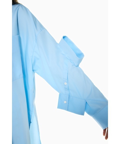 ENFOLD（エンフォルド）の「MANY CUFFS SHIRT（シャツ/ブラウス・レディース・グレー/ホワイト・38）」の11枚目の写真