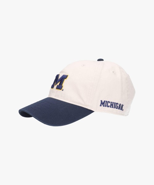OVERRIDE（オーバーライド）の「Michigan TWILL WASHED CAP / カレッジ（キャップ・レディース・ネイビー/アイボリー・57~59cm）」の2枚目の写真