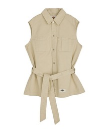 Ameri（アメリ）の「Dickies × Ameri N/S JACKET（ノーカラージャケット）」