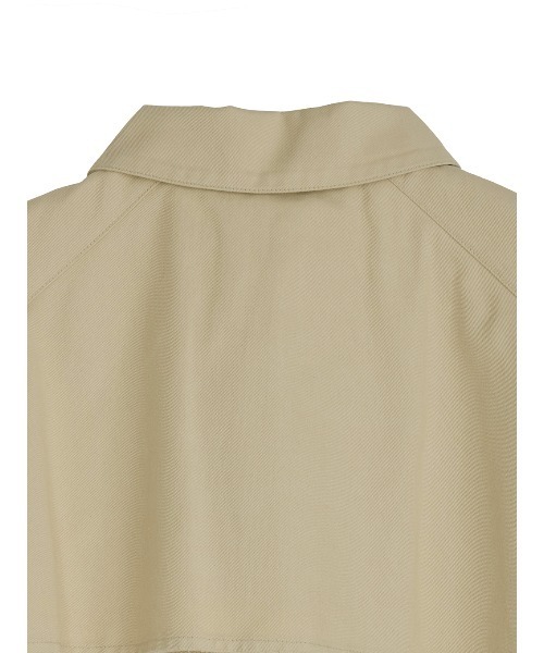 Dickies(ディッキーズ)の「Dickies × Ameri N/S JACKET(ノーカラージャケット・レディース・グリーン/アイボリー/ベージュ・FREE)」の7枚目の写真