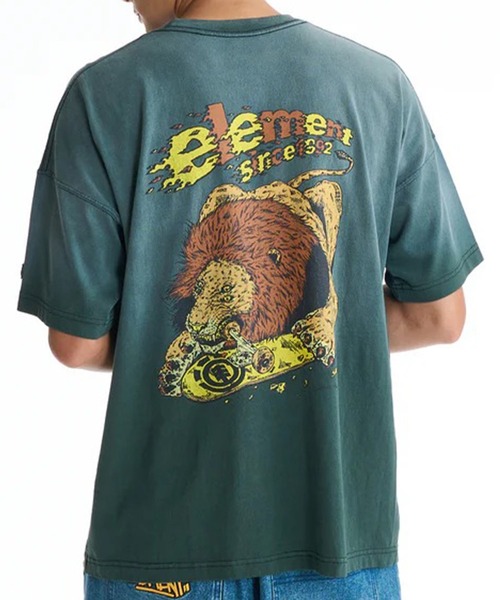 ELEMENT(エレメント)の「ELEMENT/エレメント 半袖 Tシャツ HIROTTON SS BG021222(Tシャツ/カットソー・メンズ・ダークグレー/ブラック/グリーン/ホワイト・M/L/XL)」の1枚目の写真