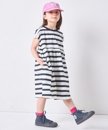 pairmanon（ペアマノン）の「【リンクコーデ】【マルチファンクション】ガールズ ボーダーワンピース（ワンピース）」