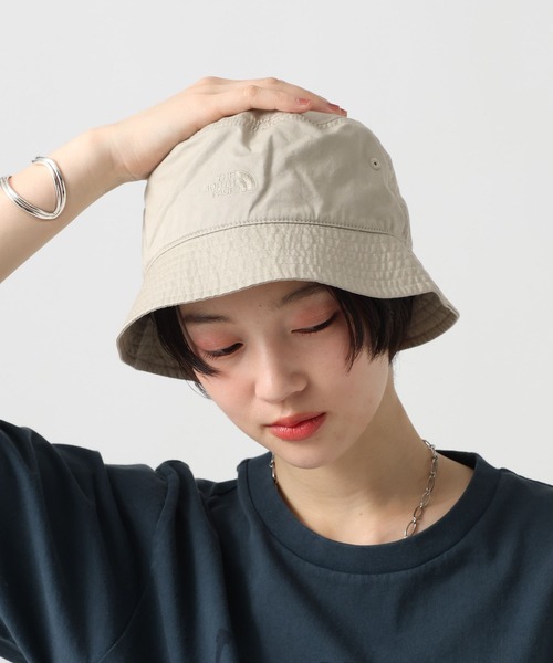 THE NORTH FACE(ザノースフェイス)の「【THE NORTH FACE(ザ・ノース・フェイス)】 CHINO HAT(ハット・レディース・アイボリー/ブラック・FREE)」の2枚目の写真