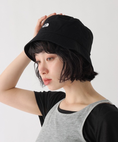 THE NORTH FACE(ザノースフェイス)の「【THE NORTH FACE(ザ・ノース・フェイス)】 CHINO HAT(ハット・レディース・アイボリー/ブラック・FREE)」の1枚目の写真