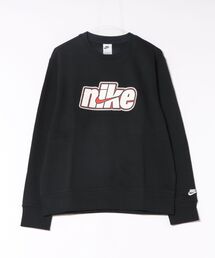 NIKE（ナイキ）の「NIKE ナイキ M CLUB FT CREW FB スウェット クルー IF0698 010BLACK/SAIL（スウェット）」