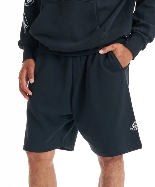 VOLCOM(ボルコム)の「VOLCOM ONE POINT LOGO SHORTS(その他パンツ・メンズ・ブラック/グレー・M/L)」の1枚目の写真
