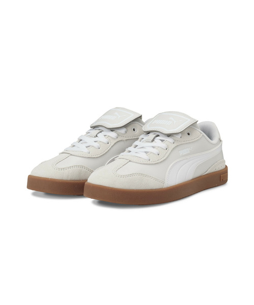 PUMA（プーマ）の「PUMA プーマ ウィメンズ プーマ クラブ アズーラ LS スニーカー（スニーカー・レディース・ヘザーグレー/ホワイト×パープル・24.5cm/25.0cm/25.5cm/23.0cm/23.5cm/24.0cm/22.5cm/22.0cm）」の3枚目の写真