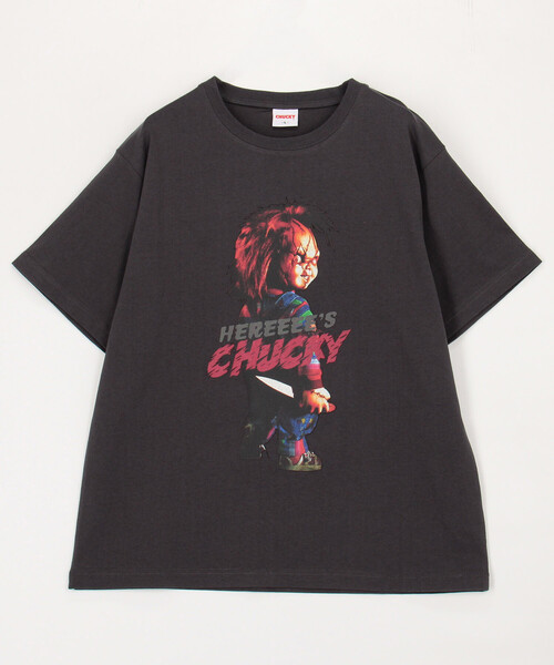 FREAK'S STORE(フリークスストア)の「Child's Play/チャイルド・プレイ 限定展開 『Child's Play/チャイルド・プレイ』 ビッグシルエット プリント クルーネックTシャツ / HEREEEE’S(Tシャツ/カットソー・メンズ・チャコールグレー/ホワイト・LARGE/MEDIUM/SMALL/X-LARGE)」の22枚目の写真