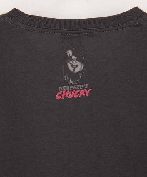 FREAK'S STORE(フリークスストア)の「Child's Play/チャイルド・プレイ 限定展開 『Child's Play/チャイルド・プレイ』 ビッグシルエット プリント クルーネックTシャツ / HEREEEE’S(Tシャツ/カットソー・メンズ・チャコールグレー/ホワイト・LARGE/MEDIUM/SMALL/X-LARGE)」の14枚目の写真