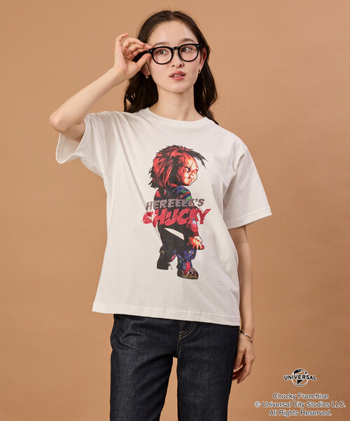 FREAK'S STORE(フリークスストア)の「Child's Play/チャイルド・プレイ 限定展開 『Child's Play/チャイルド・プレイ』 ビッグシルエット プリント クルーネックTシャツ / HEREEEE’S(Tシャツ/カットソー・メンズ・チャコールグレー/ホワイト・LARGE/MEDIUM/SMALL/X-LARGE)」の19枚目の写真
