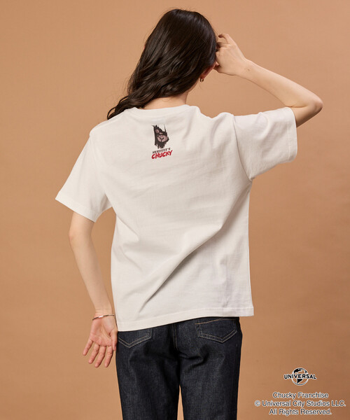 FREAK'S STORE(フリークスストア)の「Child's Play/チャイルド・プレイ 限定展開 『Child's Play/チャイルド・プレイ』 ビッグシルエット プリント クルーネックTシャツ / HEREEEE’S(Tシャツ/カットソー・メンズ・チャコールグレー/ホワイト・LARGE/MEDIUM/SMALL/X-LARGE)」の13枚目の写真
