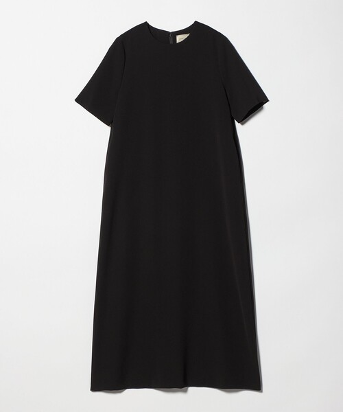 UNITED ARROWS(ユナイテッドアローズ)の「Drapy ショートスリーブ ワンピース ‐ウォッシャブル‐(ワンピース・レディース・ネイビー/ブラック・36/38)」の7枚目の写真