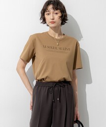 LE SOLEIL SE LEVE ロゴ Tシャツ