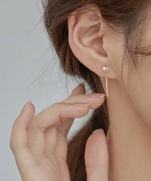 ミニシルバーハート アメリカンピアス