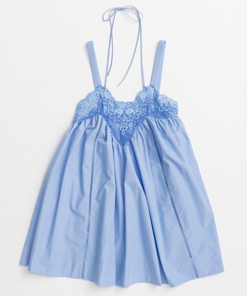 MAISON SPECIAL(メゾンスペシャル)の「【PRE-ORDER】Lace V-Neck Tunic/レースVネックチュニック(シャツ/ブラウス・レディース・ホワイト/ブラック/サックスブルー・FREE)」の18枚目の写真