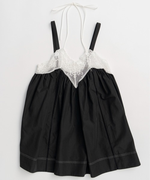 MAISON SPECIAL(メゾンスペシャル)の「【PRE-ORDER】Lace V-Neck Tunic/レースVネックチュニック(シャツ/ブラウス・レディース・ホワイト/ブラック/サックスブルー・FREE)」の17枚目の写真