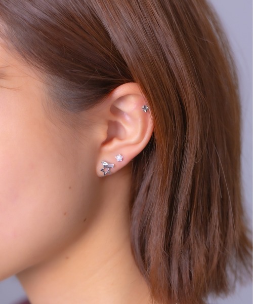 Peony(ピオニー)の「【Peony/ピオニー】スター&ムーンモチーフ ピアスセット(ピアス(両耳用)・レディース・シルバー/ゴールド・FREE)」の22枚目の写真