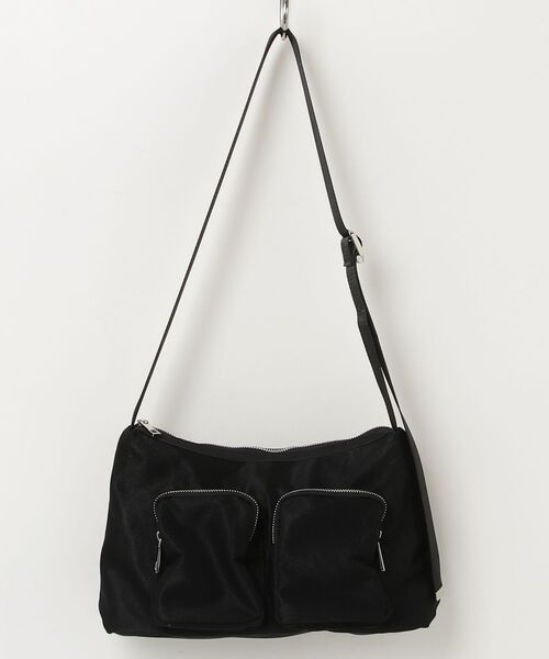 fredy emue（フレディエミュ）の「CONTROL FREAK　メッシュポケットショルダーバッグ（ショルダーバッグ・レディース・ブラック/ベージュ・FREE）」の2枚目の写真