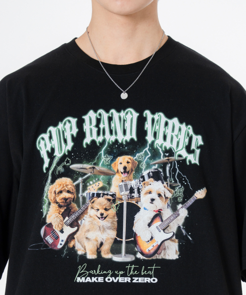 MOZMOZ(モズモズ)の「ラックモン オーバーサイズ 半袖Tシャツ ブラック(Tシャツ/カットソー・レディース・その他・1/2/3)」の4枚目の写真