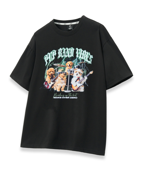 MOZMOZ(モズモズ)の「ラックモン オーバーサイズ 半袖Tシャツ ブラック(Tシャツ/カットソー・レディース・その他・1/2/3)」の5枚目の写真