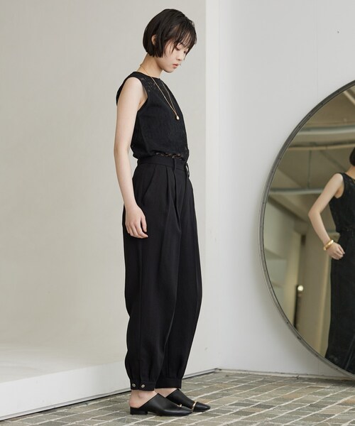 GALLEST（ギャレスト）の「【セットアップ可能】リサイクルジョグパン（その他パンツ・レディース・ブラック・38/36）」の4枚目の写真