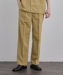 tk.TAKEO KIKUCHI（ティーケータケオキクチ）の「AIRY DRYセミワイドストレートパンツ/吸水速乾/UVカット/マシーンウォッシャブル/洗濯可/イージーケア/ワイドストレートパンツ（その他パンツ）」