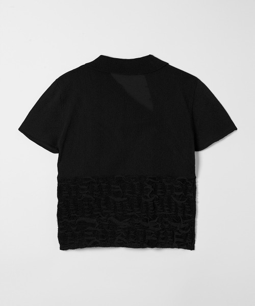 TELOPLAN（テーロプラン）の「【TELOPLAN】26SS新作 Yekta Knit Polo Just Fit / イエクタニットポロジャストフィット（ポロシャツ・レディース・ブラック系/White/グレー系・ONE SIZE）」の6枚目の写真
