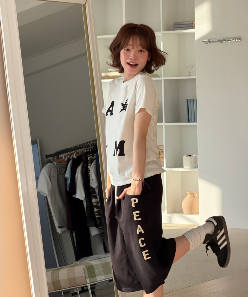 AMOU（アモウ）の「AM Star Half T-Shirts White（Tシャツ/カットソー・レディース・その他・W/2）」の11枚目の写真