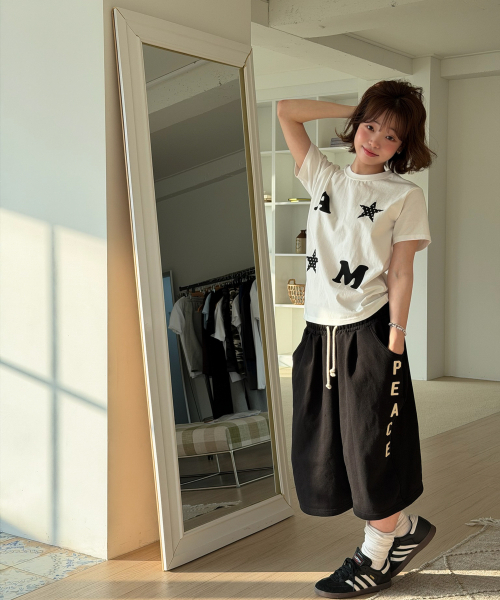 AMOU（アモウ）の「AM Star Half T-Shirts White（Tシャツ/カットソー・レディース・その他・W/2）」の10枚目の写真