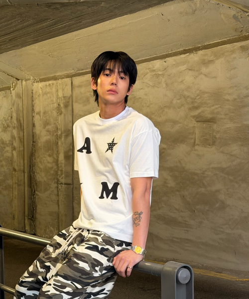 AMOU（アモウ）の「AM Star Half T-Shirts White（Tシャツ/カットソー・レディース・その他・W/2）」の9枚目の写真