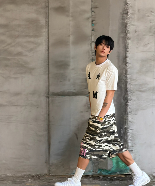 AMOU（アモウ）の「AM Star Half T-Shirts White（Tシャツ/カットソー・レディース・その他・W/2）」の6枚目の写真