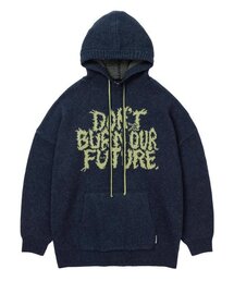 AJOBYAJO | [PBA] DBOF Wool Knit Hoodie [NAVY](ニット/セーター)