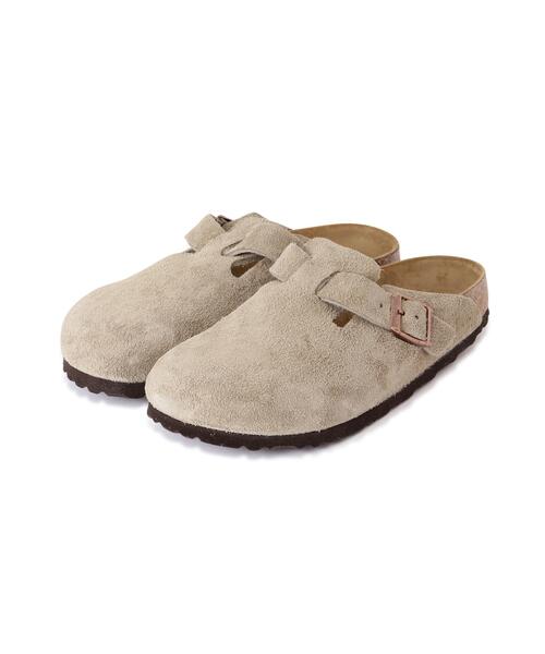 BIRKENSTOCK(ビルケンシュトック)の「BIRKENSTOCK/ビルケンシュトック/Boston/ナロー(サンダル・レディース・ベージュ/ブラック・37/36/39/38)」の1枚目の写真