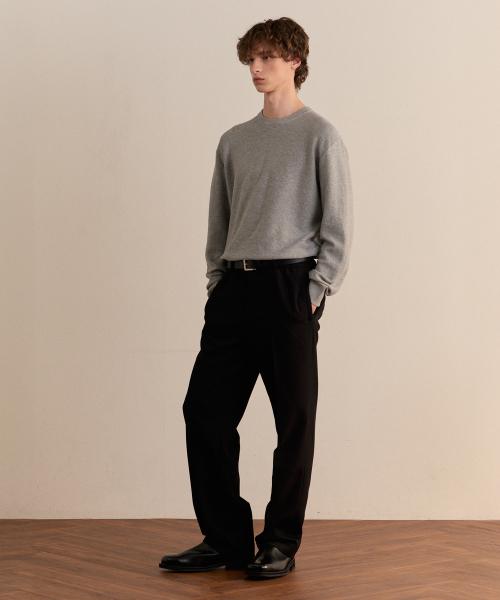 MINDBRIDGE（マインドブリッジ）の「[COUTURE]セミワイドゴル組織バンディングパンツ（その他パンツ・メンズ・ブラック・29/30/32/36/34）」の2枚目の写真